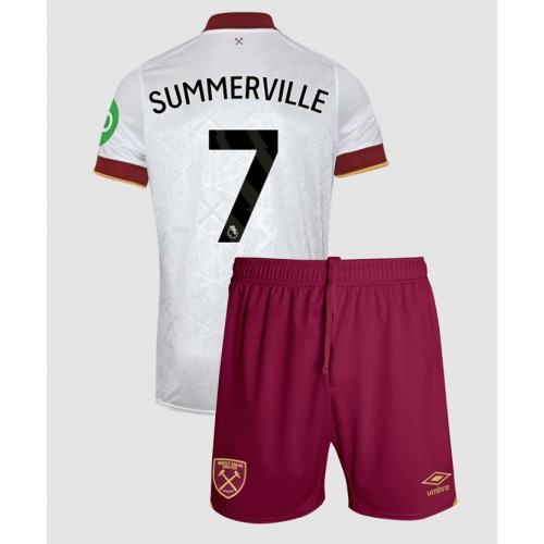 Dětský fotbalový dres West Ham United Crysencio Summerville #7 2024-25 Třetí Krátký Rukáv (+ trenýrky)